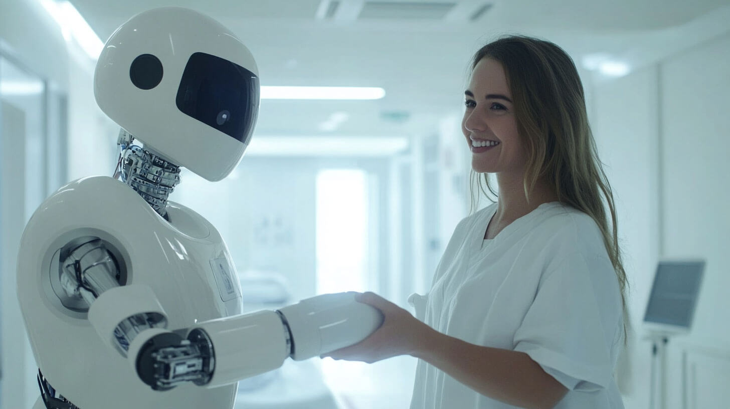 robot-shaking-hands-with-patient