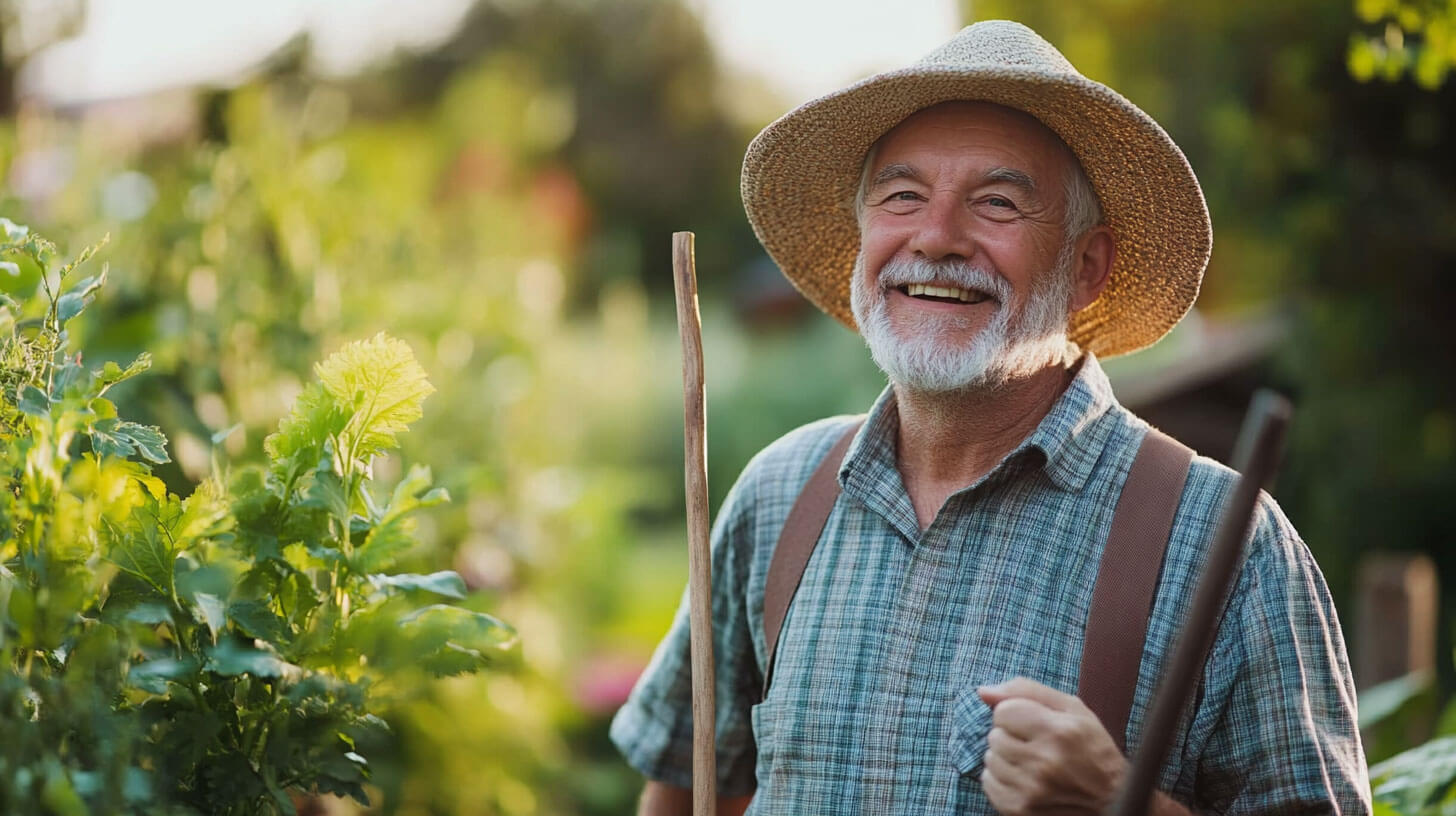 erdelry-man-enjoying-the-garden