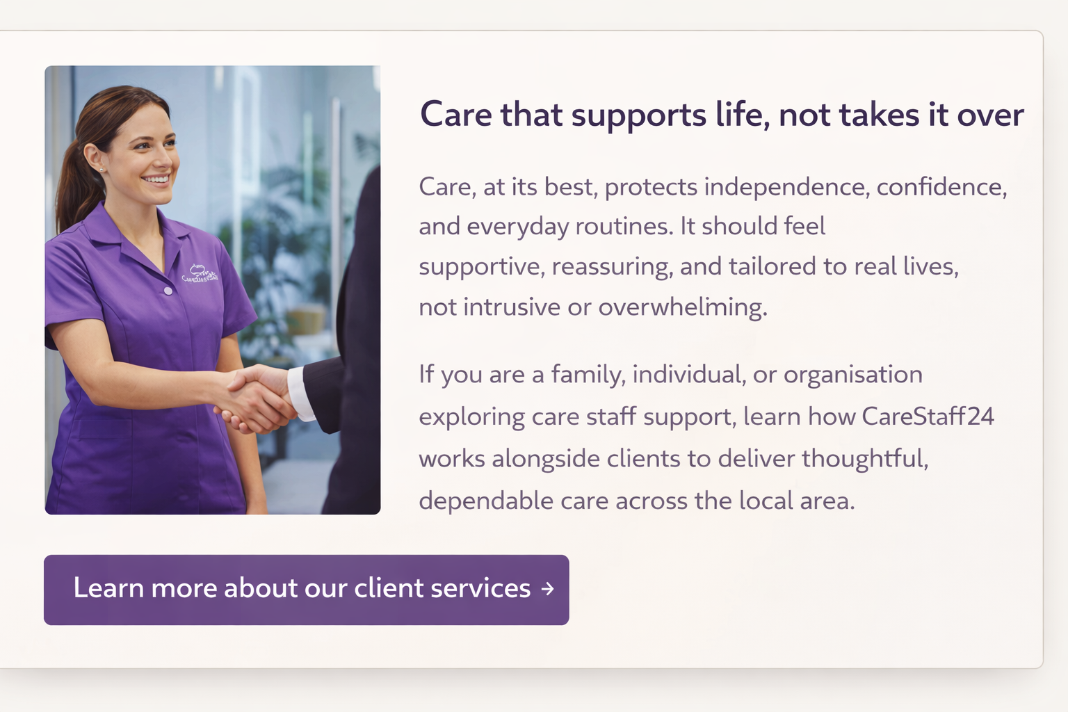 care-support that works for employers